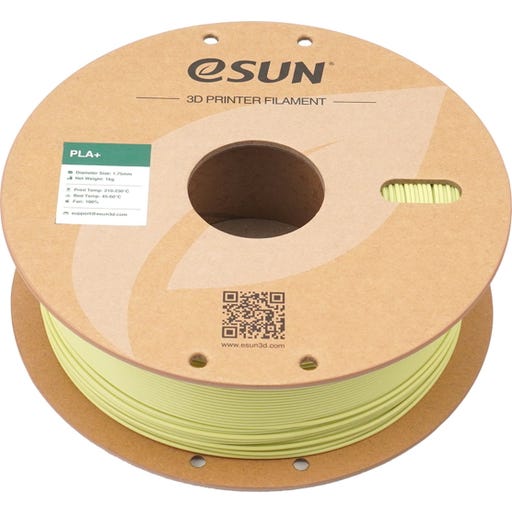 فیلامنت PLA+ سبز خردلی (Mustard Green) برند ایسان (eSUN) 1Kg 1.75mm