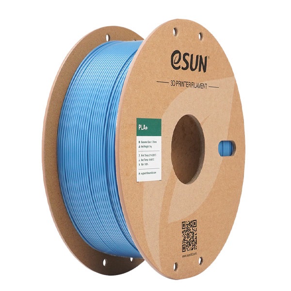 فیلامنت PLA+ آبی مه‌آلود (Haze Blue) برند ایسان (eSUN) 1Kg 1.75mm