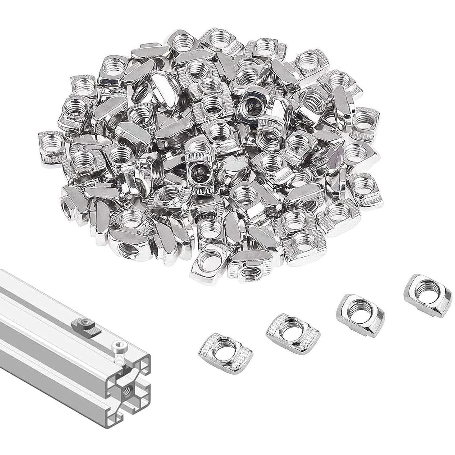 مهره T سایز M6 برای شیار 10