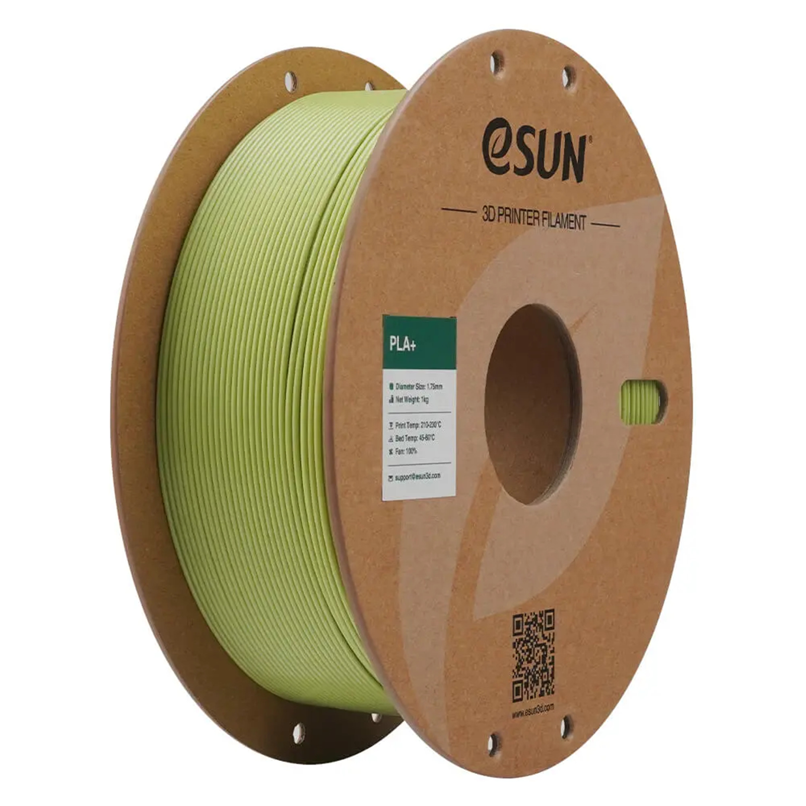 فیلامنت PLA+ سبز ماچا (Matcha Green) برند ایسان (eSUN) 1Kg 1.75mm
