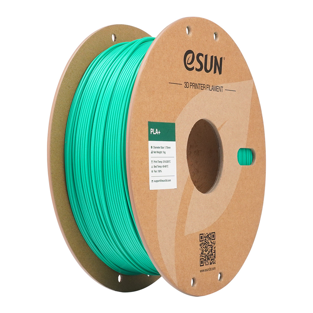 فیلامنت PLA+ سبز یشمی (Jade Green) برند ایسان (eSUN) 1Kg 1.75mm
