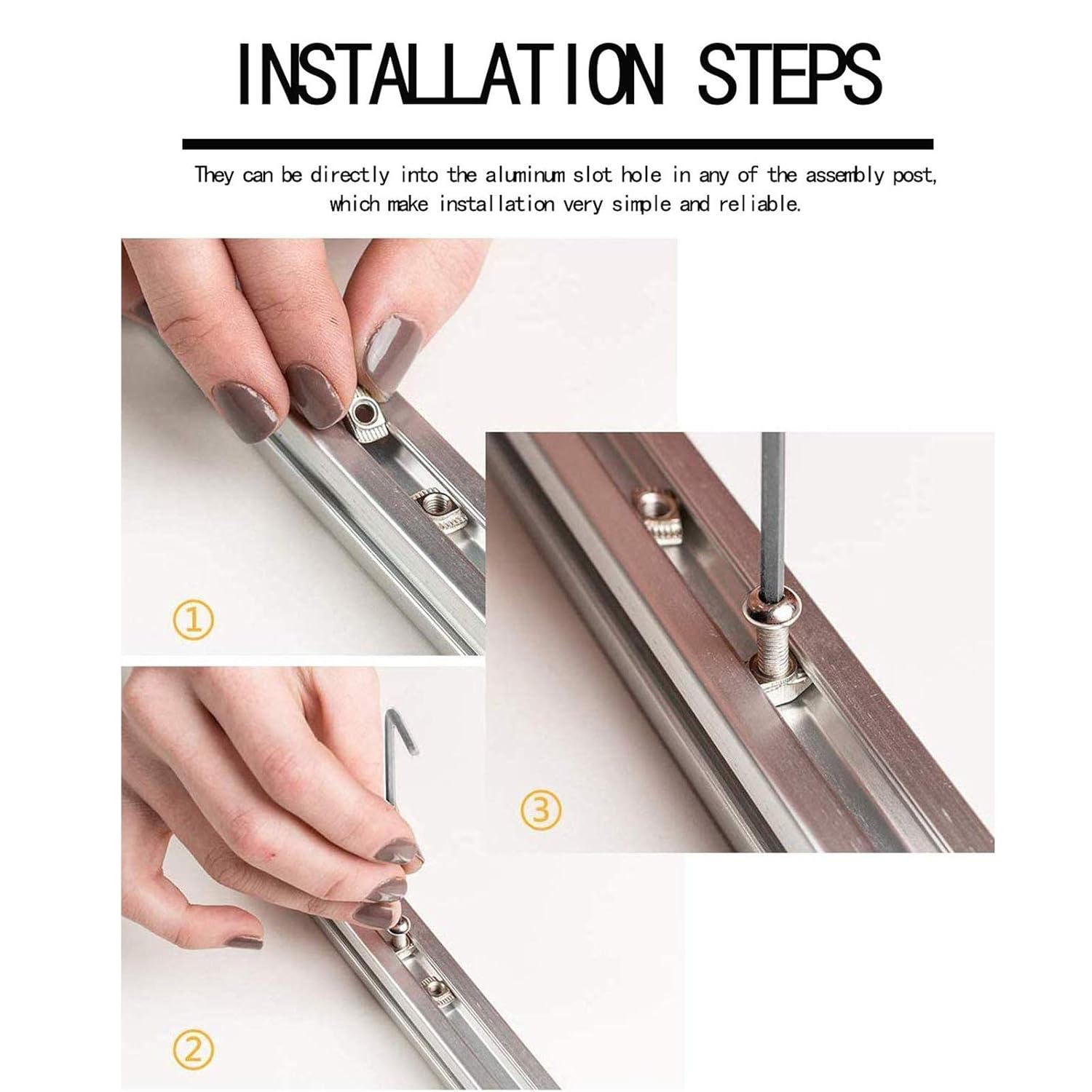 مهره T سایز M5 برای شیار 10