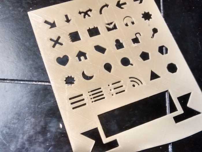 شابلون نقاشی