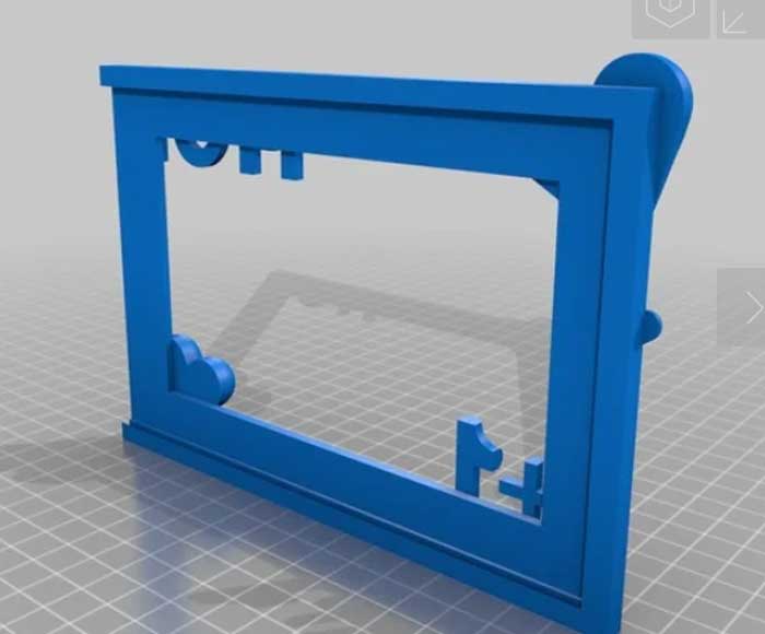 مدل سه بعدی قاب عکس