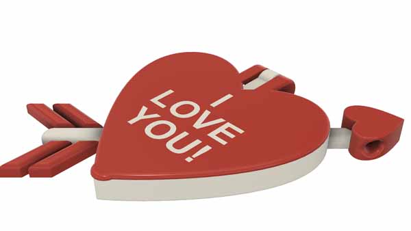 آویز گردنبند قلبی شکل