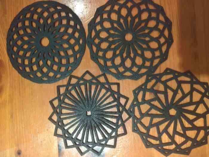 پرینت زیر لیوانی