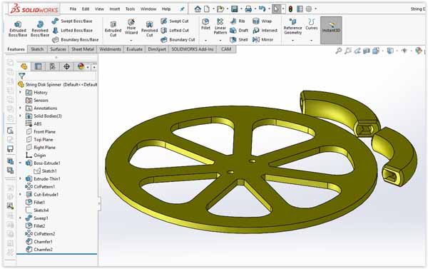 چاپ فرفره سه بعدی 