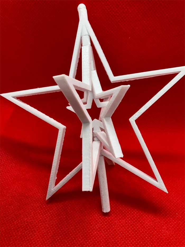 ستاره سه بعدی تزئینی