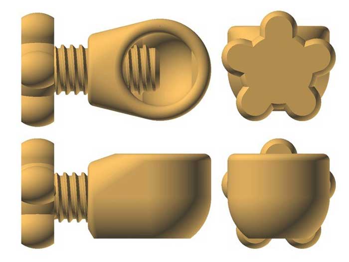 مدل گردو شکن برای پرینتر سه بعدی
