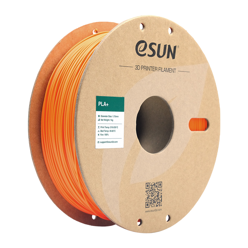 فیلامنت PLA+ نارنجی (Orange) برند ایسان (eSUN) 1Kg 1.75mm