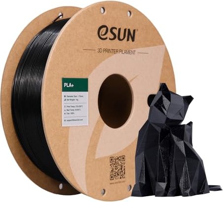 فیلامنت +PLA پلاس مشکی ایسان eSUN 1/75mm
