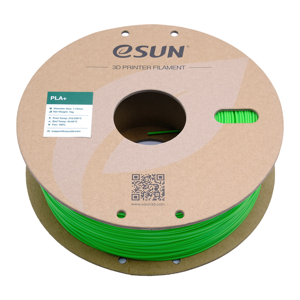 فیلامنت PLA+ سبز روشن (Peak Green) برند ایسان (eSUN) 1Kg 1.75mm